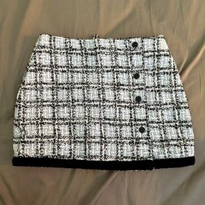 Maje tweed skirt with shorts inside